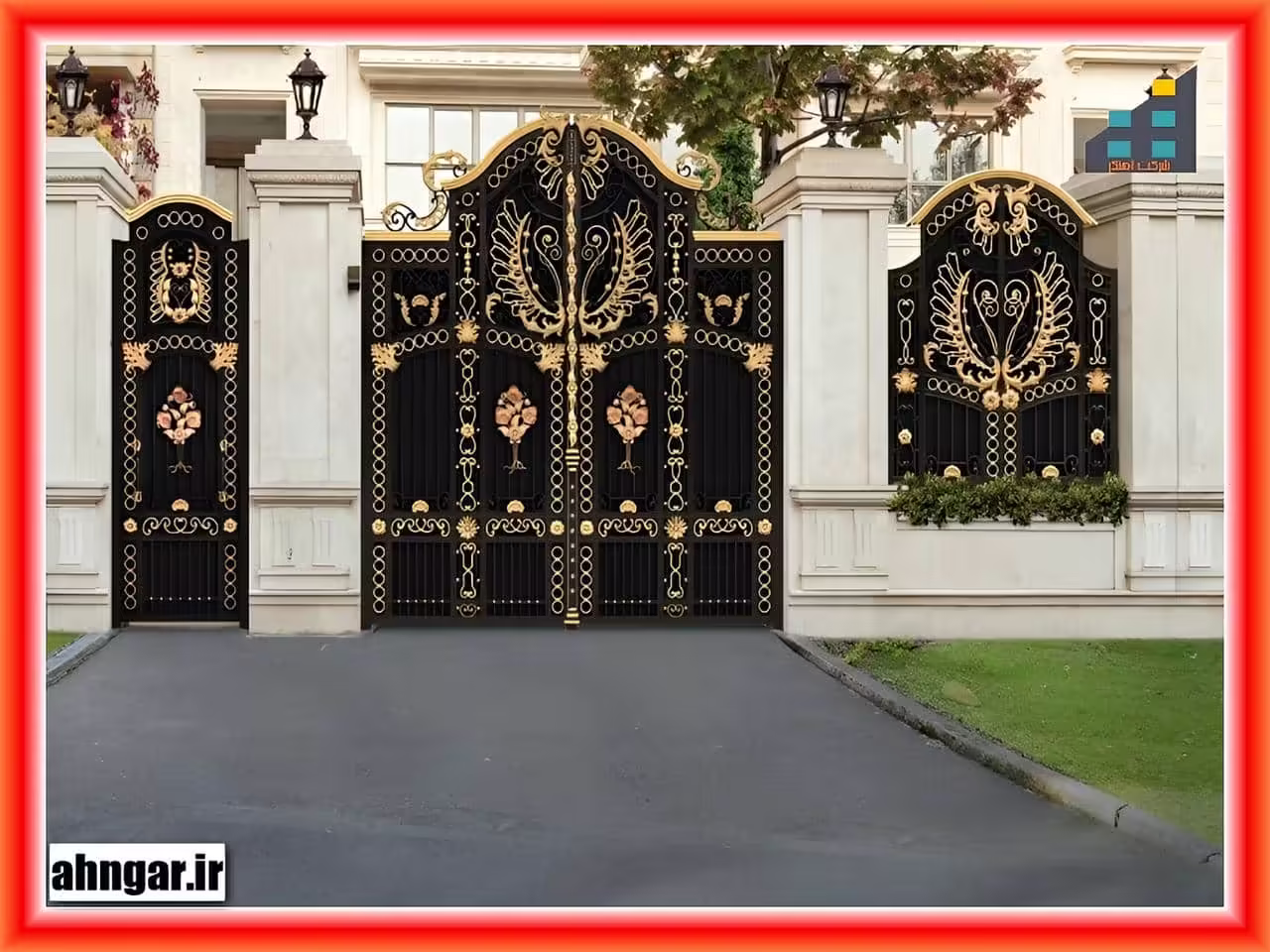 قیمت درب ویلایی فرفورژه حیاط