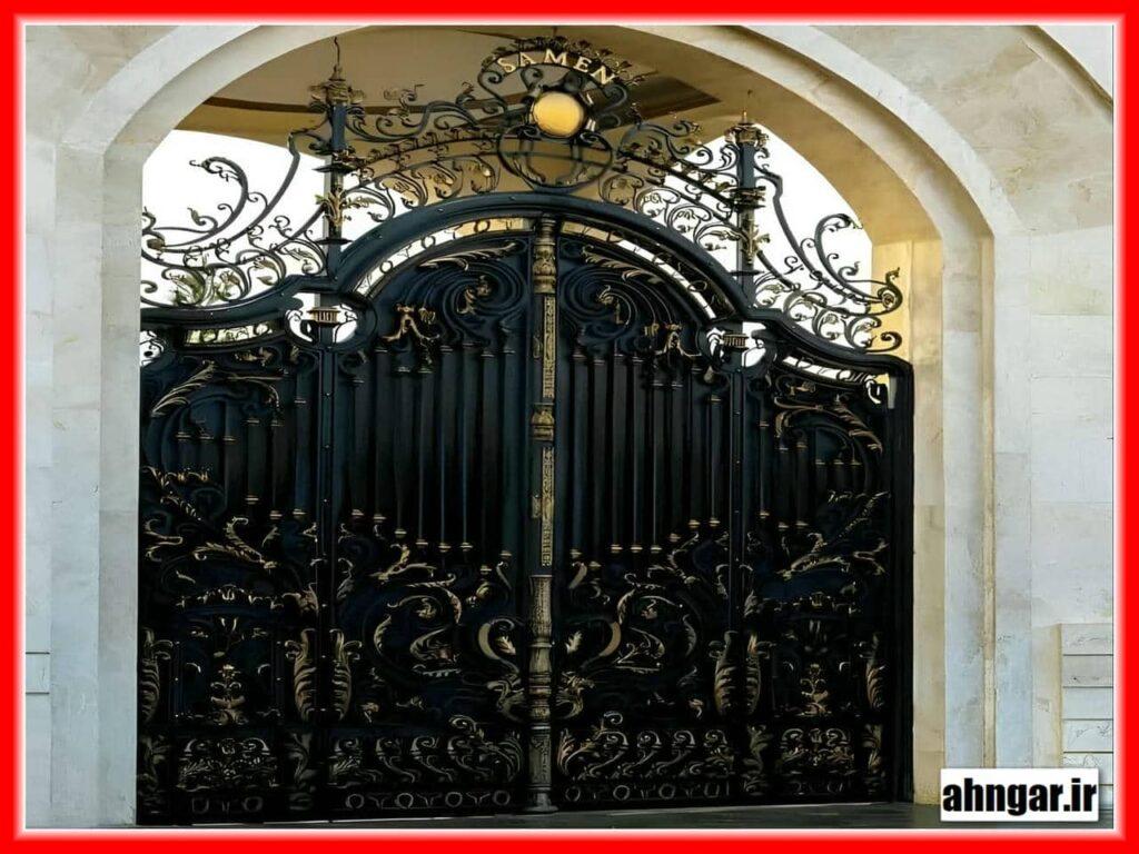 درب آهنی حیاط جدید