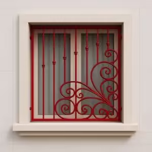 حفاظ پنجره مدل گل پیچ