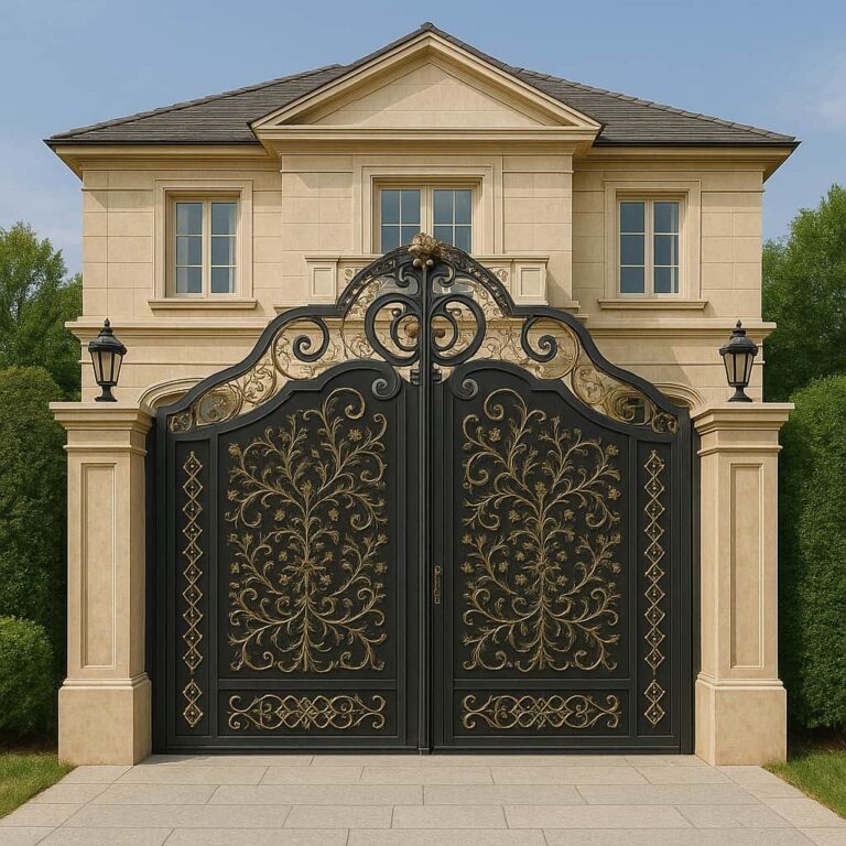 درب مدل میخک فرفورژه ویلایی