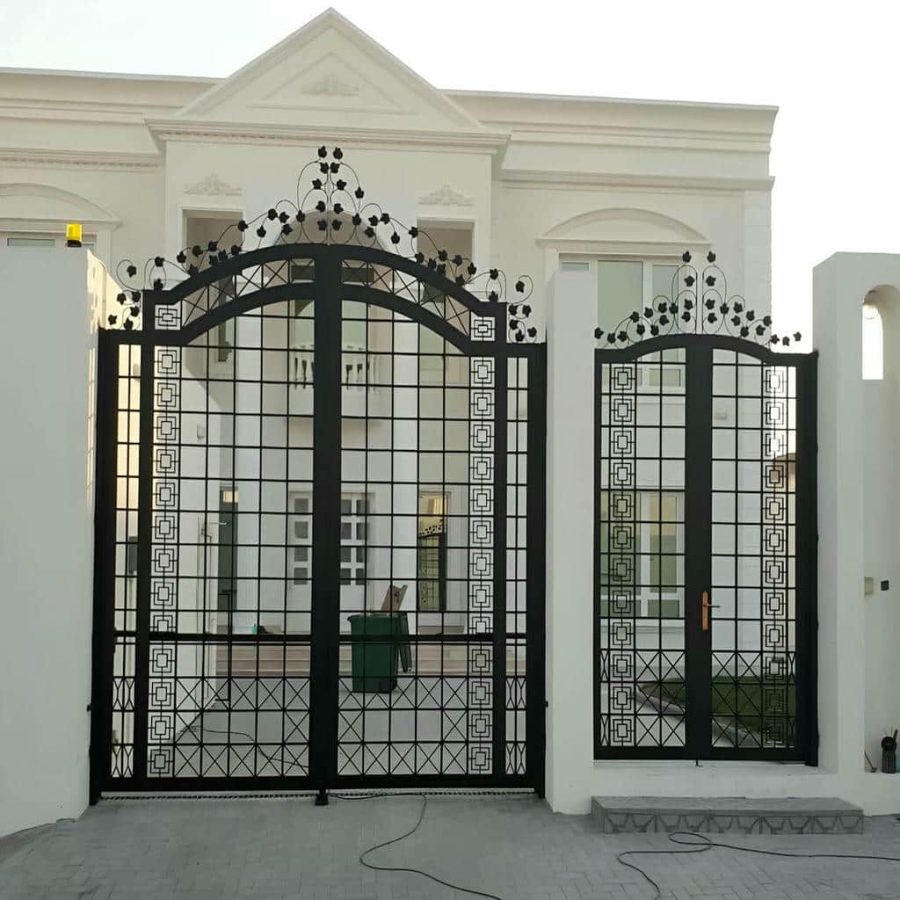 درب حیاط فرفورژه سفارشی