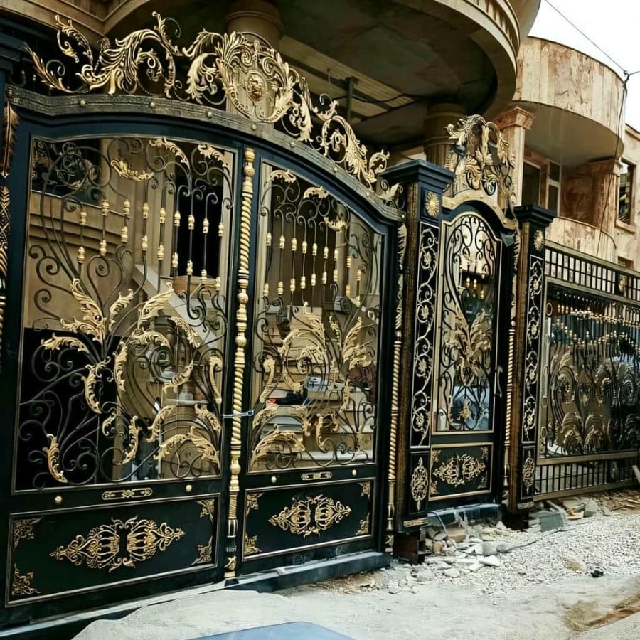 نصب درب فلزی ورودی ویلا