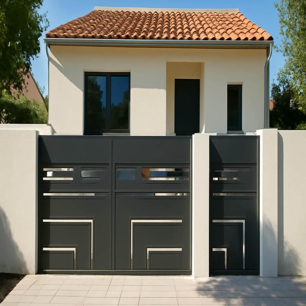 درب مدرن یونیک فلزی ویلایی