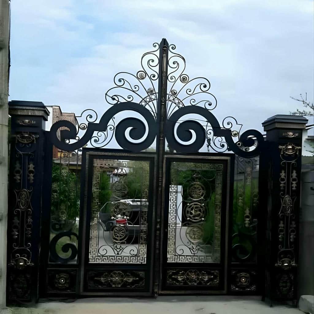 درب مدل نگین فرفورژه لوکس