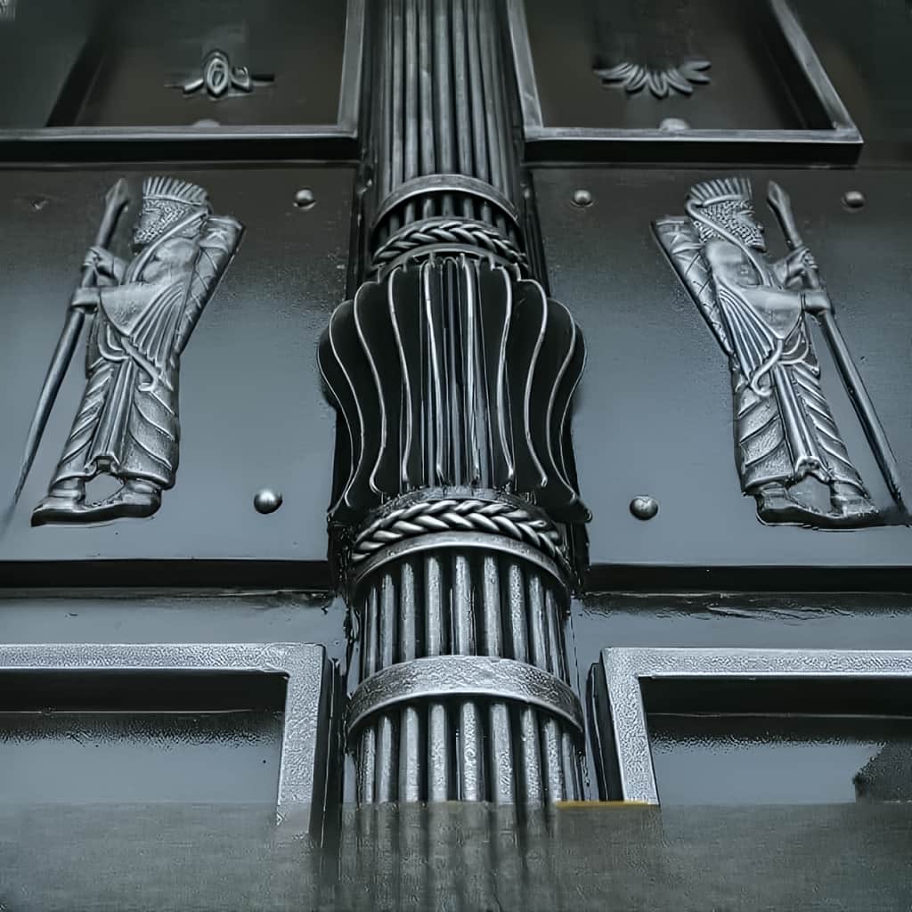 درب مدل هخامنشی CNC