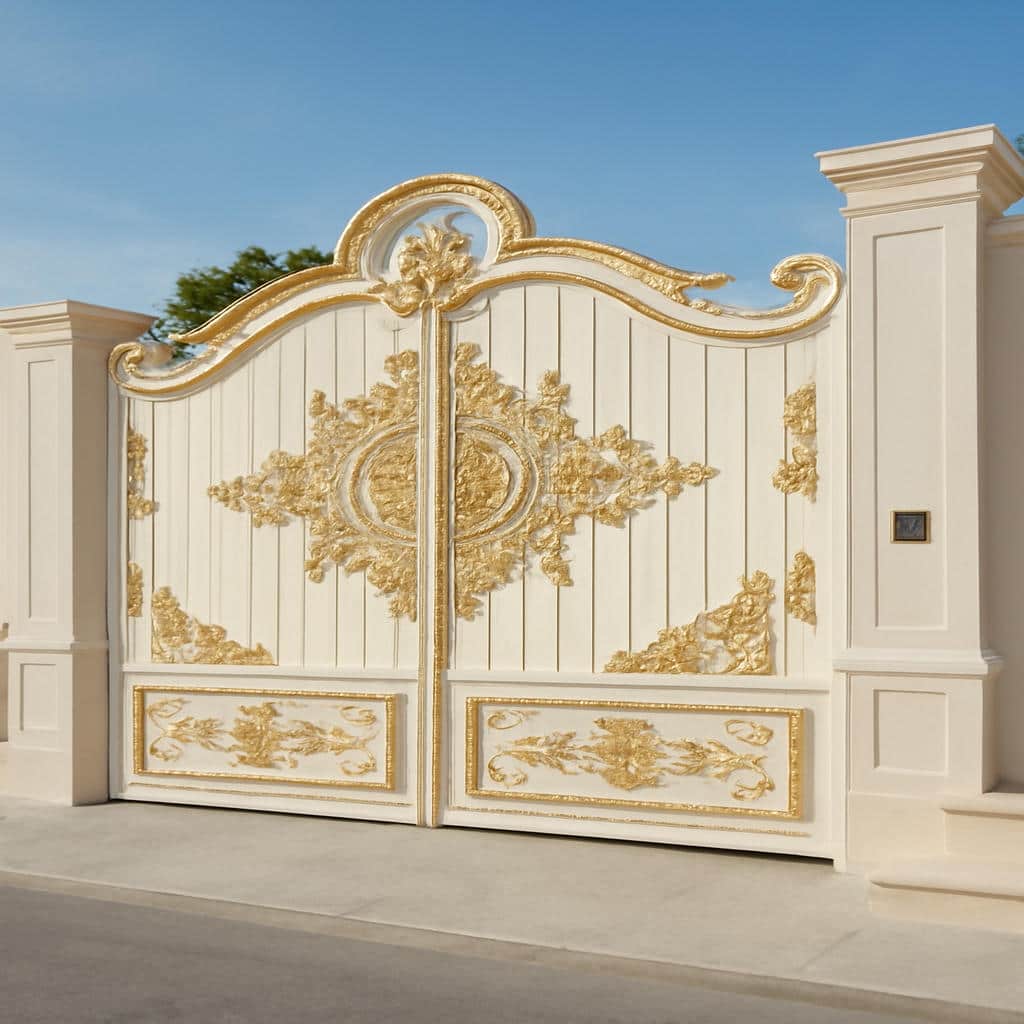 درب مدل گل آرا تزئینی