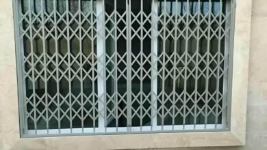 درب آکاردئونی در مهرشهر کرج