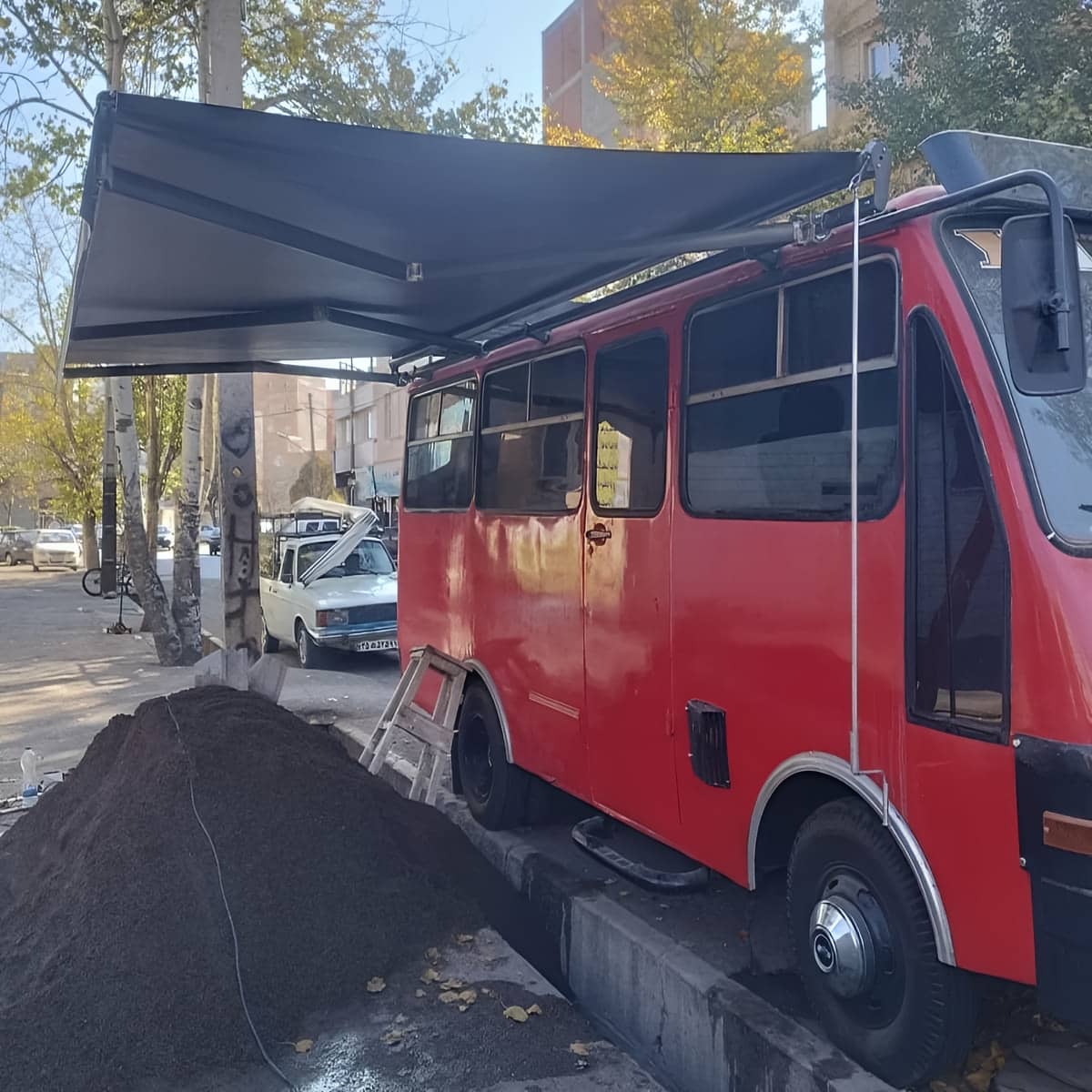 سایبان برقی اتوماتیک در اراک