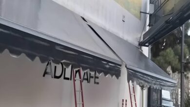 سایبان برقی اتوماتیک در طالقان