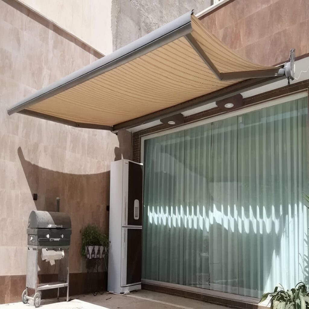 فروش سایبان برقی اتوماتیک تراس در تهران