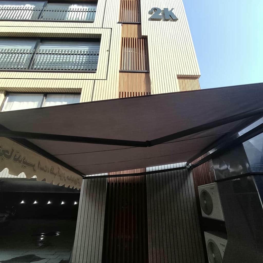خرید سایبان برقی اتوماتیک بازویی در سقز