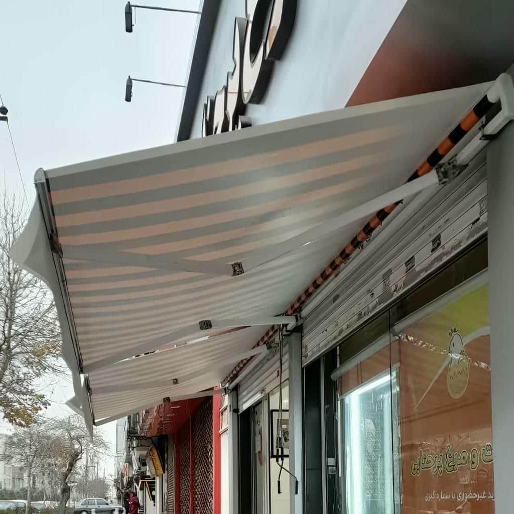 فروش سایبان برقی اتوماتیک تراس در مریوان