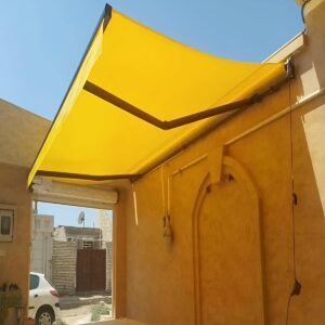 سایبان برقی اتوماتیک در بندر انزلی