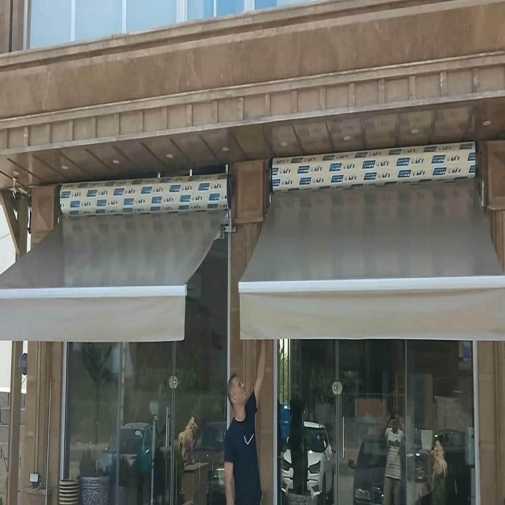 خرید سایبان برقی اتوماتیک بازویی در فشم