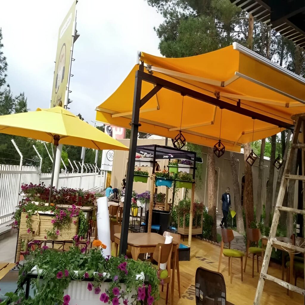 سایبان برقی اتوماتیک در اشتهارد