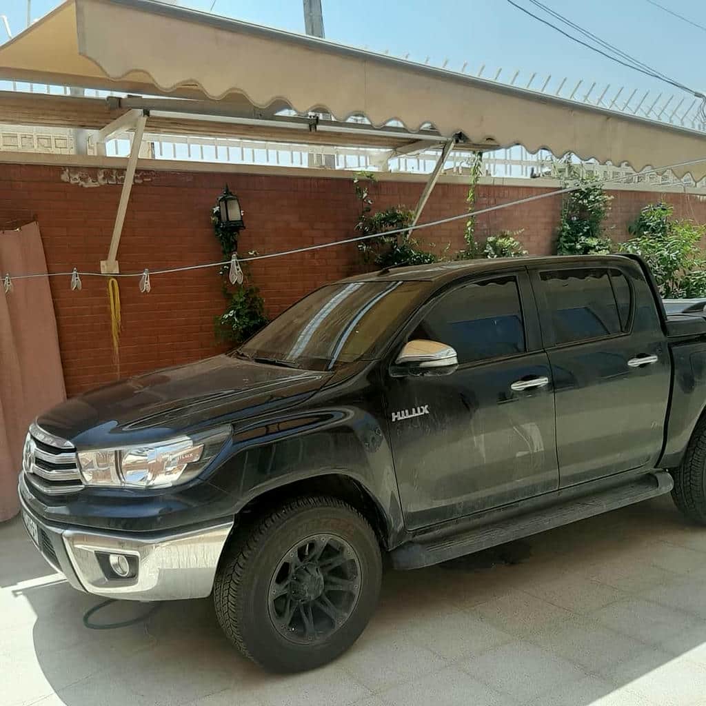 نصب سایبان برقی اتوماتیک مغازه در قشم