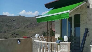 سایبان برقی اتوماتیک در استان گیلان