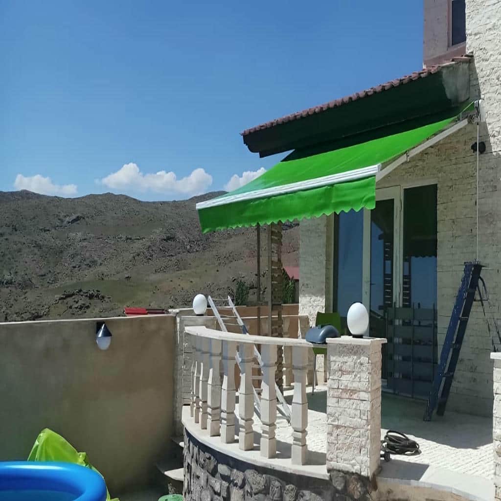 سایبان برقی اتوماتیک در استان گیلان