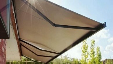 سایبان برقی اتوماتیک در باغ عباس‌آباد
