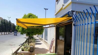 سایبان برقی اتوماتیک در کیش