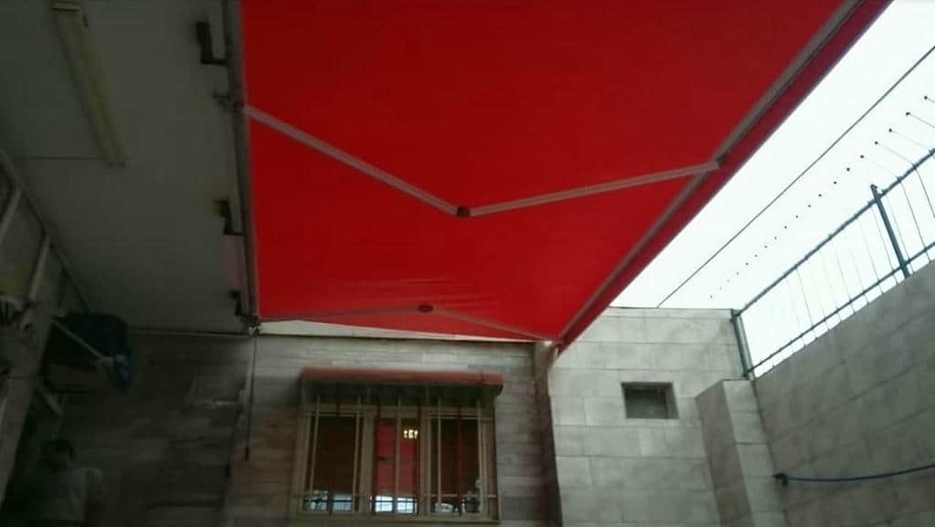 قیمت سایبان برقی اتوماتیک پارچه ضدآب در بابل