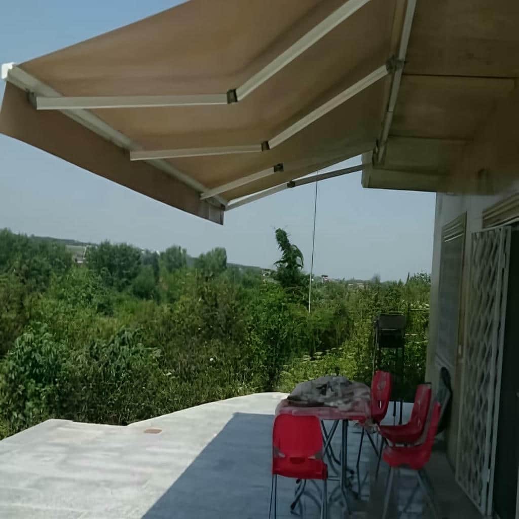 نصب سایبان برقی اتوماتیک ضد UV در ملارد