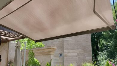 سایبان برقی اتوماتیک در پرند