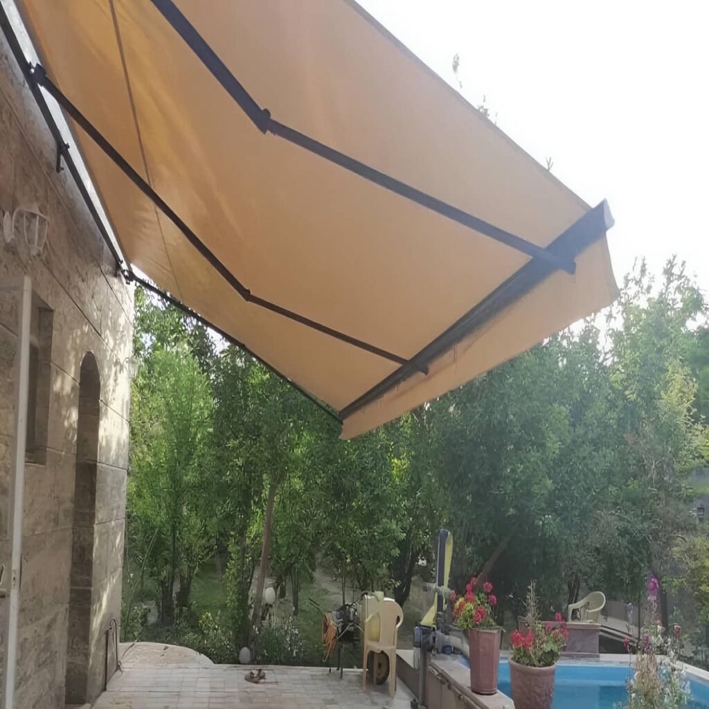 فروش سایبان برقی اتوماتیک تراس در ایرانشهر