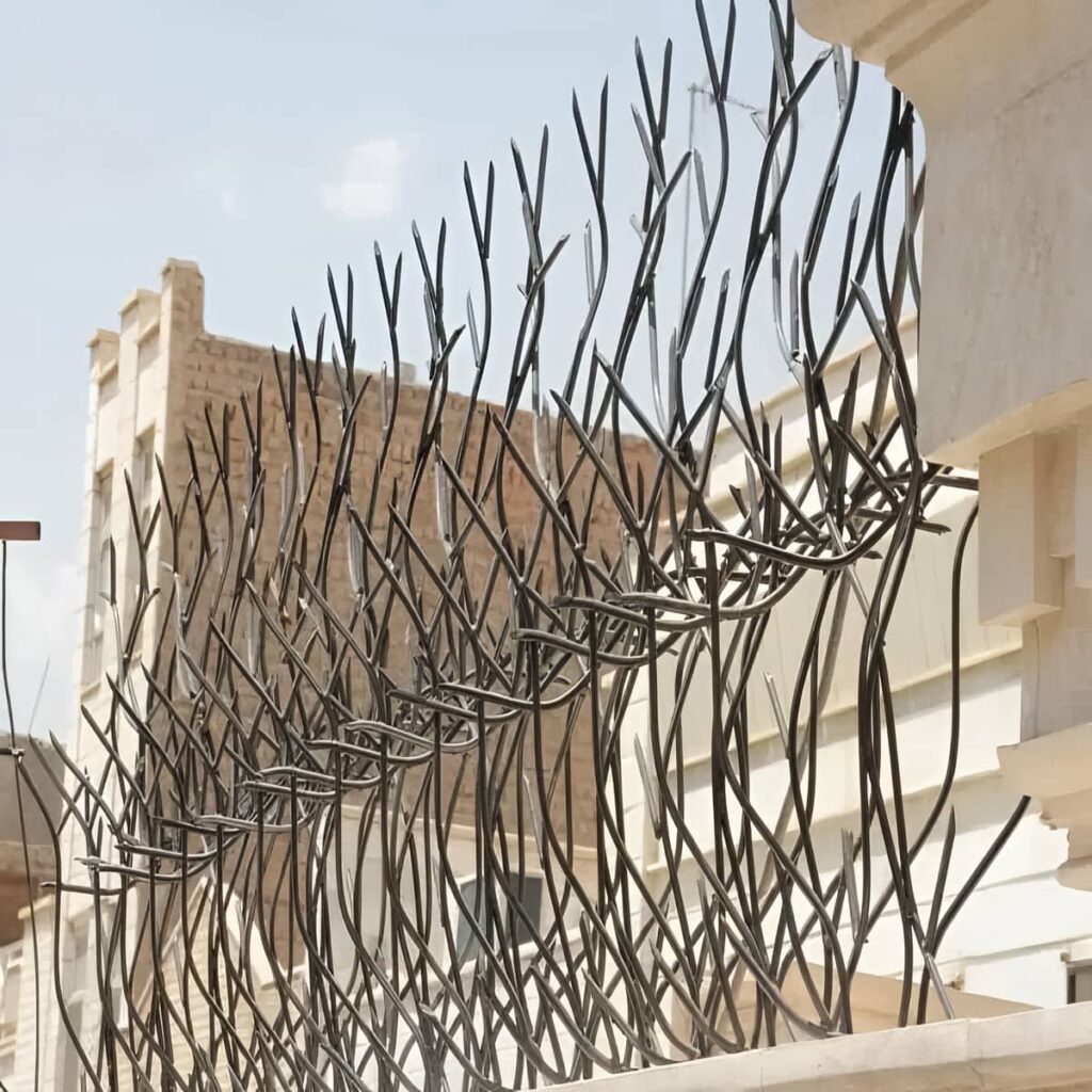 خرید حفاظ شاخ گوزنی دیواری ضدزنگ در رفسنجان