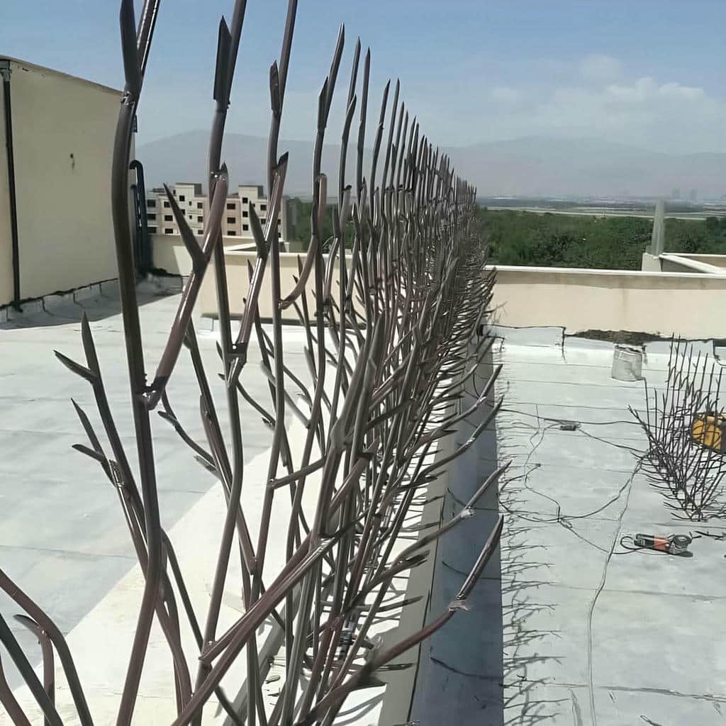 نصب حفاظ شاخ گوزنی نرده دیوار در ساری