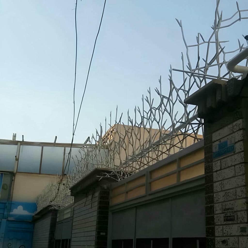 نصب حفاظ شاخ گوزنی نرده دیوار در تبریز