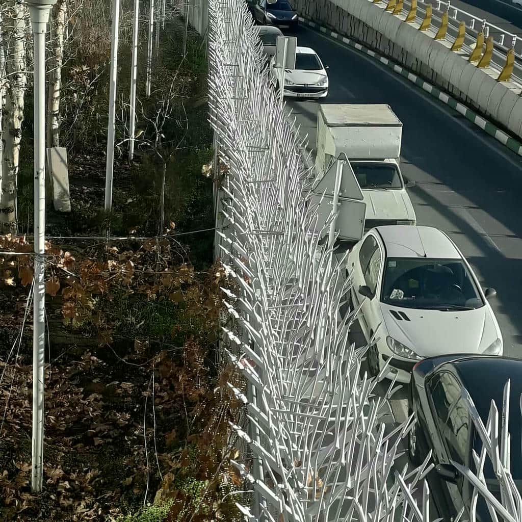 نصب حفاظ شاخ گوزنی نرده دیوار در کرمان