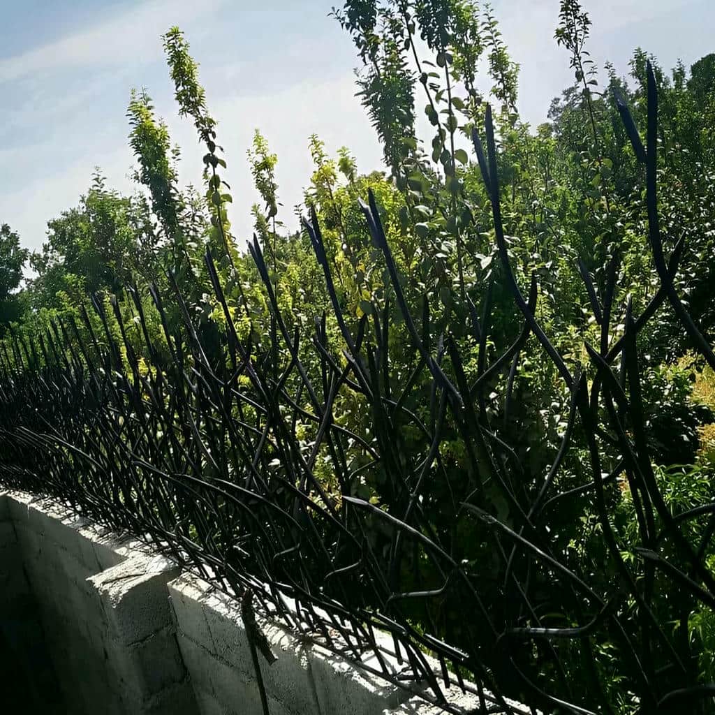 نصب حفاظ شاخ گوزنی دیواری دیوار ساختمان در قم