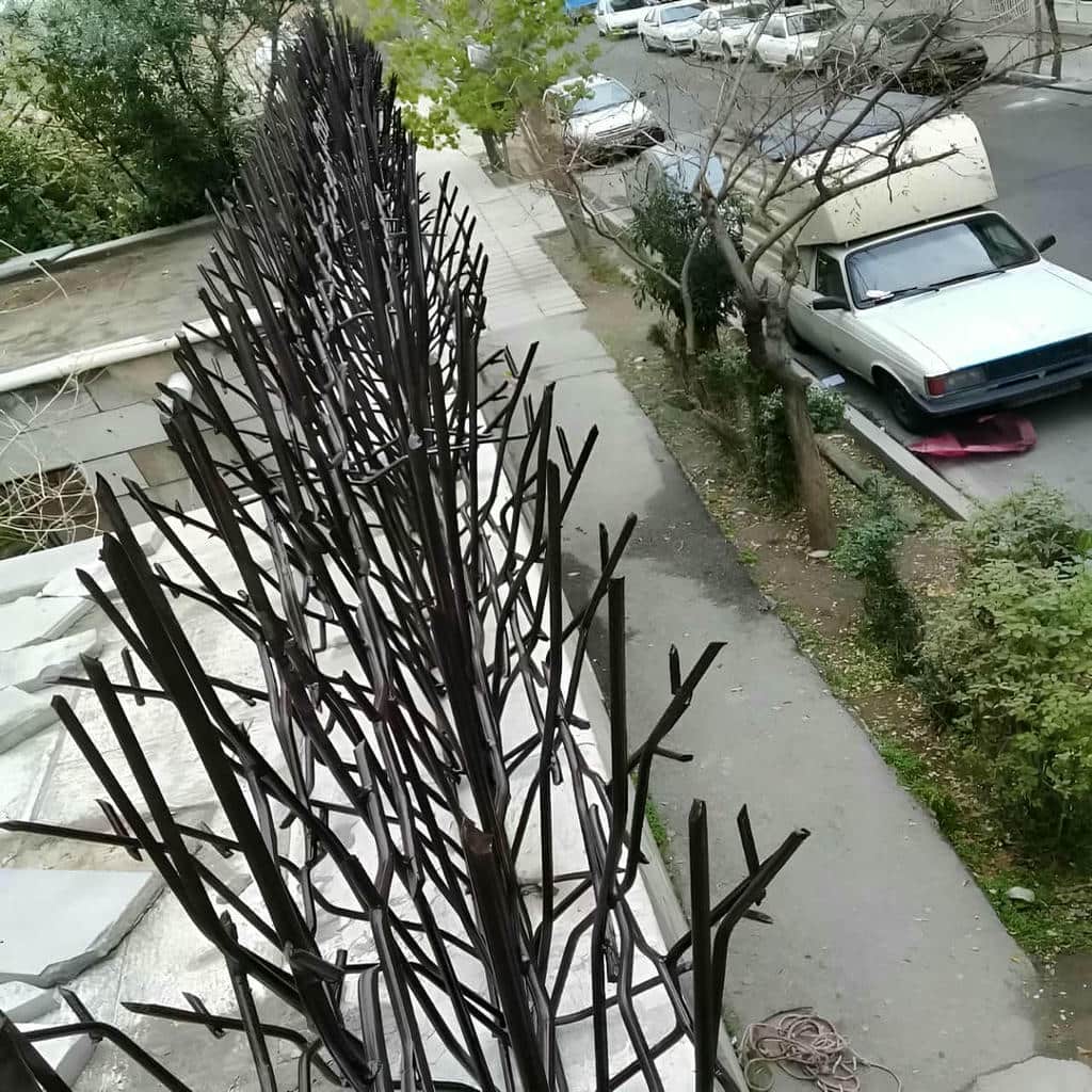 نصب حفاظ شاخ گوزنی دیواری ارتفاع استاندارد در نظرآباد