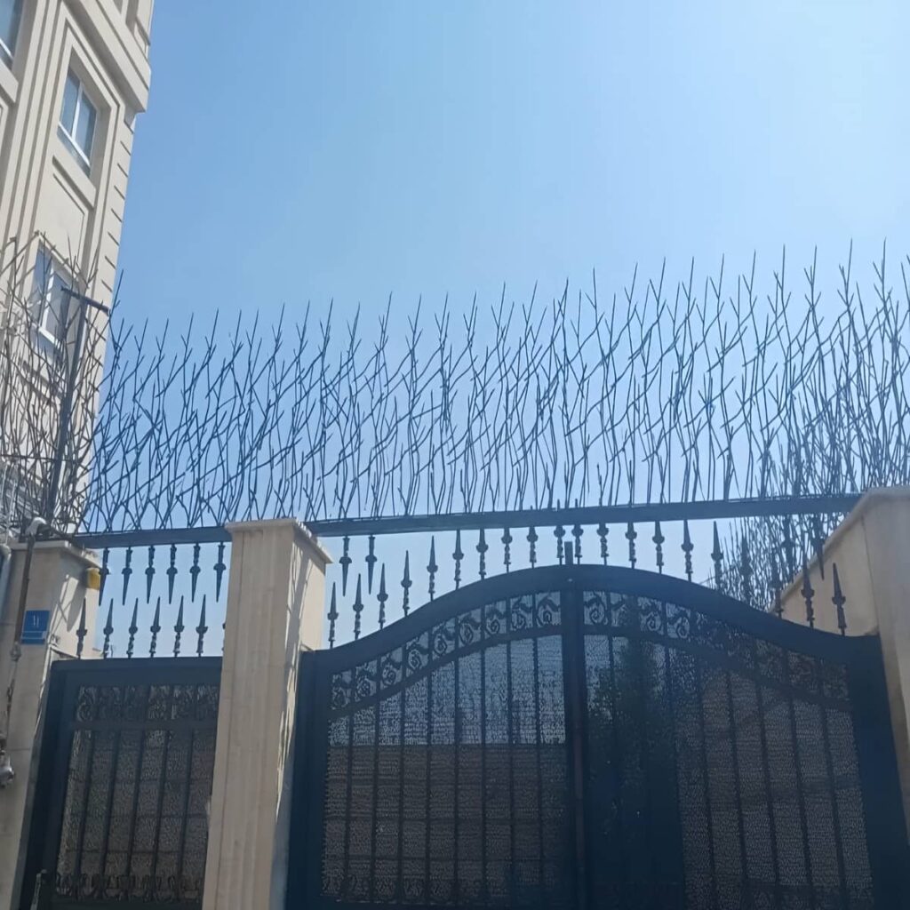 نصب حفاظ شاخ گوزنی دیواری رنگ کوره‌ای در بابل