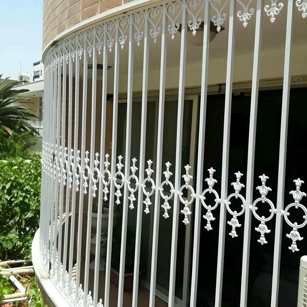 نصب حفاظ پنجره فلزی فرفورژه در شیراز