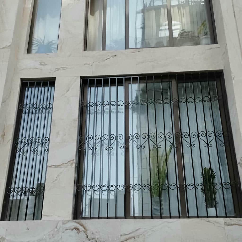 قیمت حفاظ پنجره فلزی فرفورژه در نظرآباد