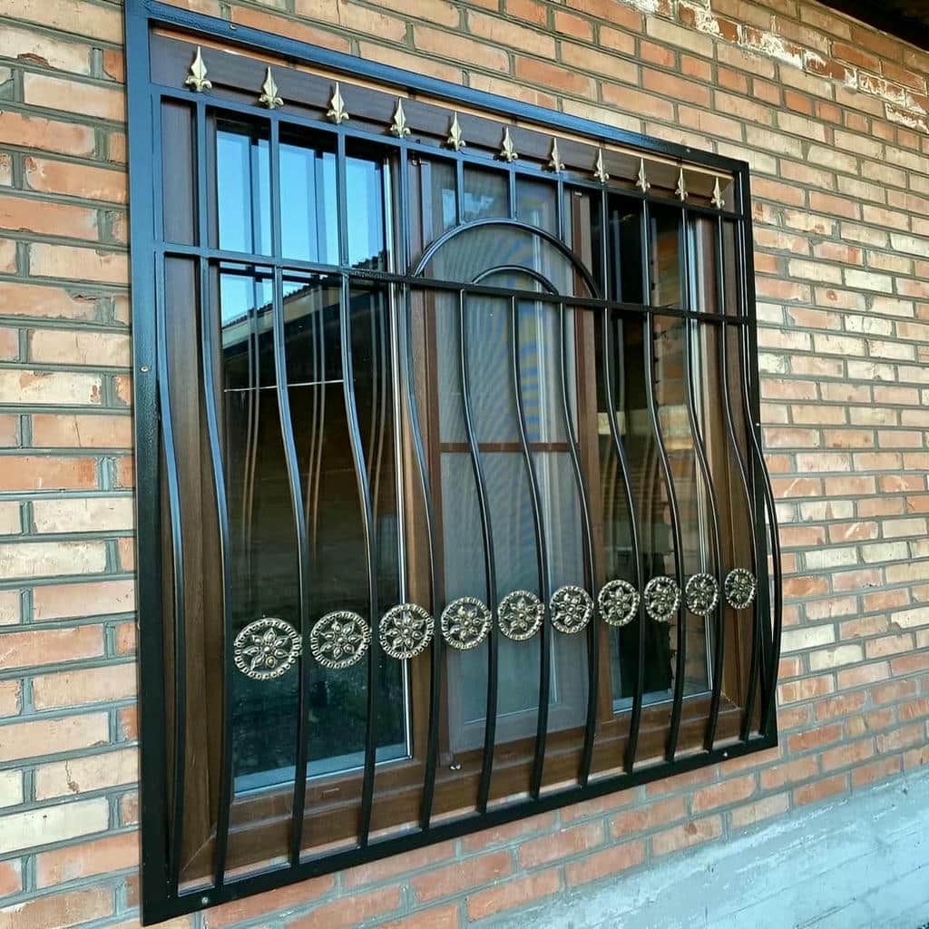 قیمت حفاظ پنجره فلزی فرفورژه در فردیس کرج