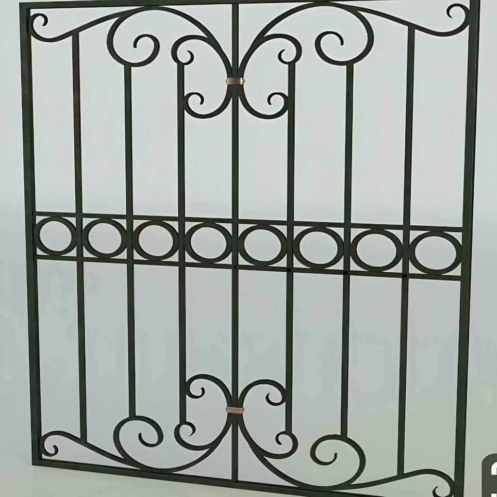 قیمت حفاظ پنجره فلزی فرفورژه در قائمشهر