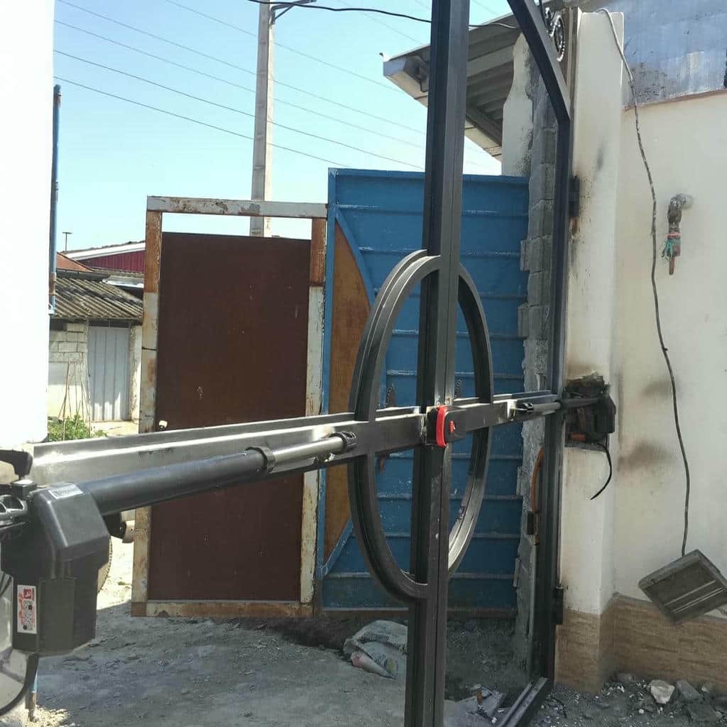نصب جک درب برقی پارکینگ استاندارد در نسیم شهر