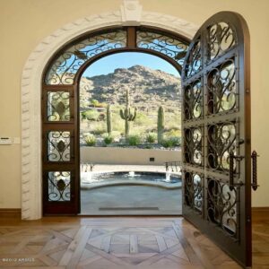 درب پارکینگ حیاط در کرج