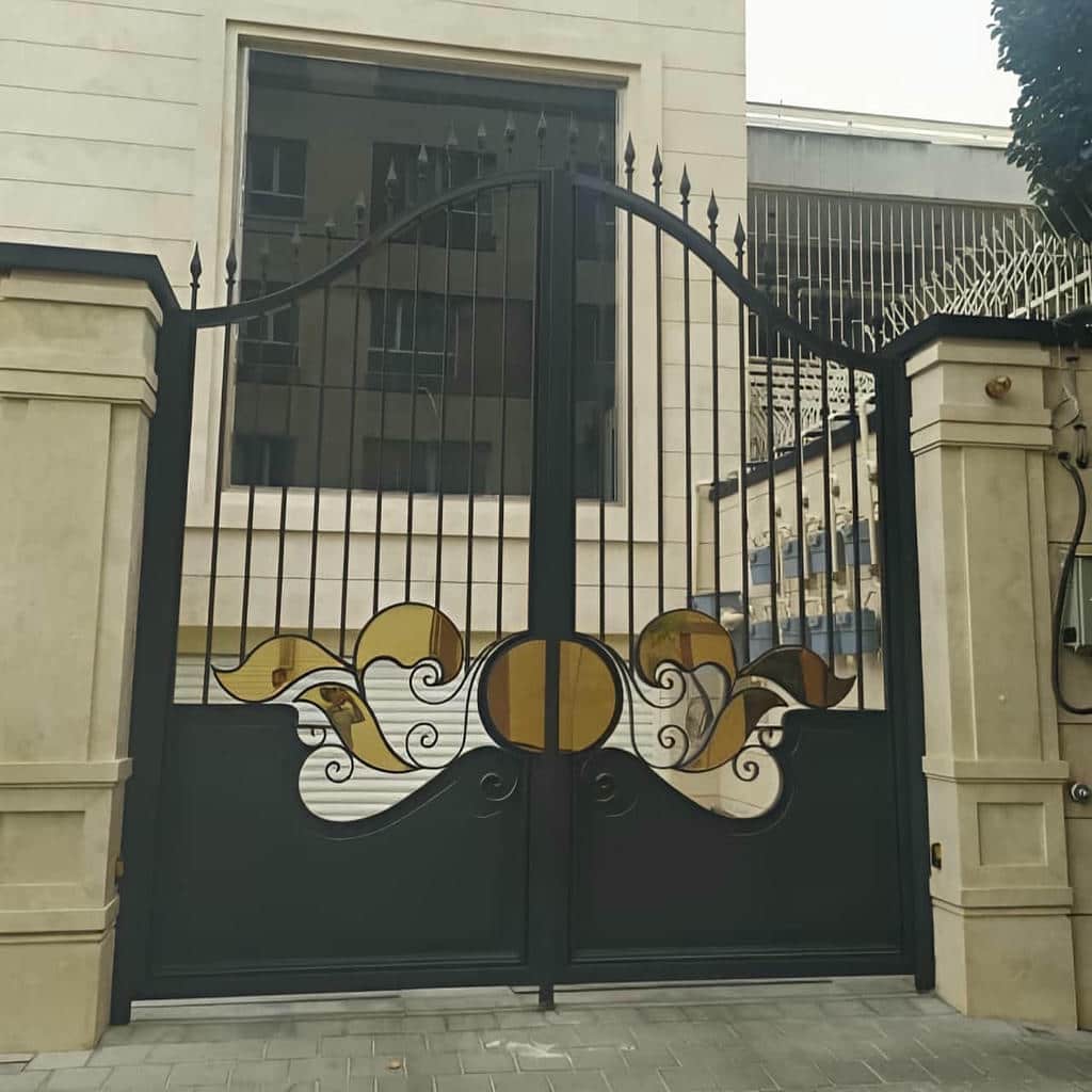 فروش درب پارکینگ حیاط رنگ باکیفیت در بندر لنگه