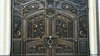 درب پارکینگ حیاط در ارومیه