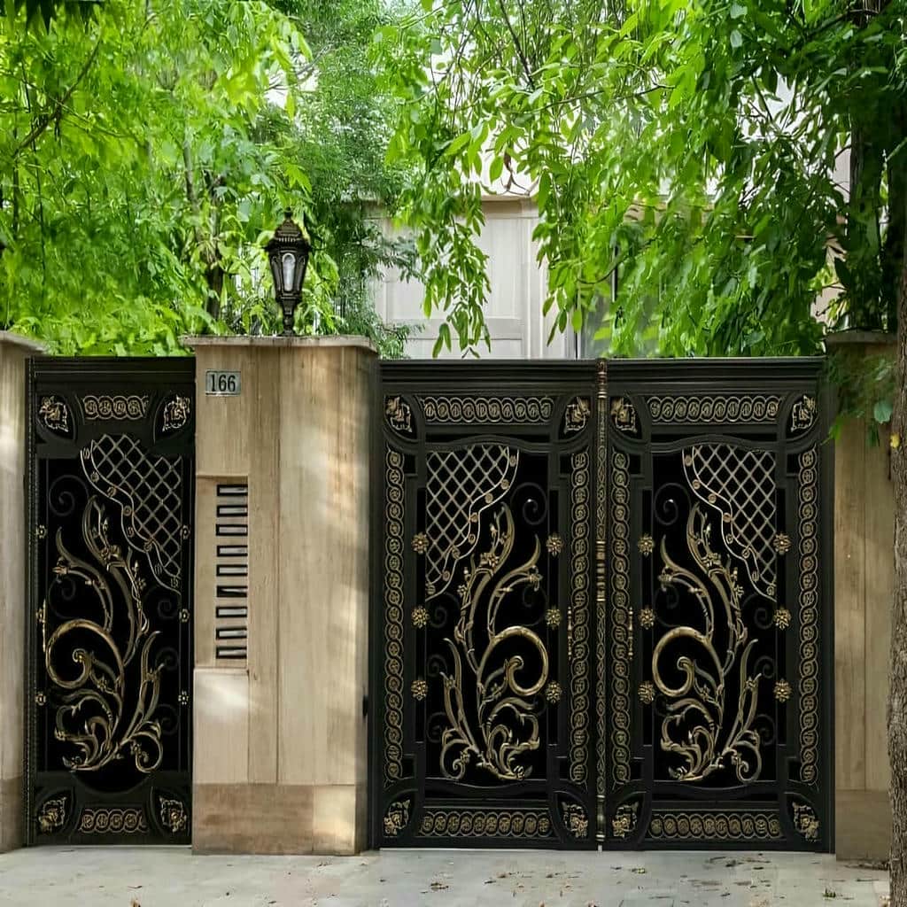 قیمت درب پارکینگ حیاط ساده در نظرآباد