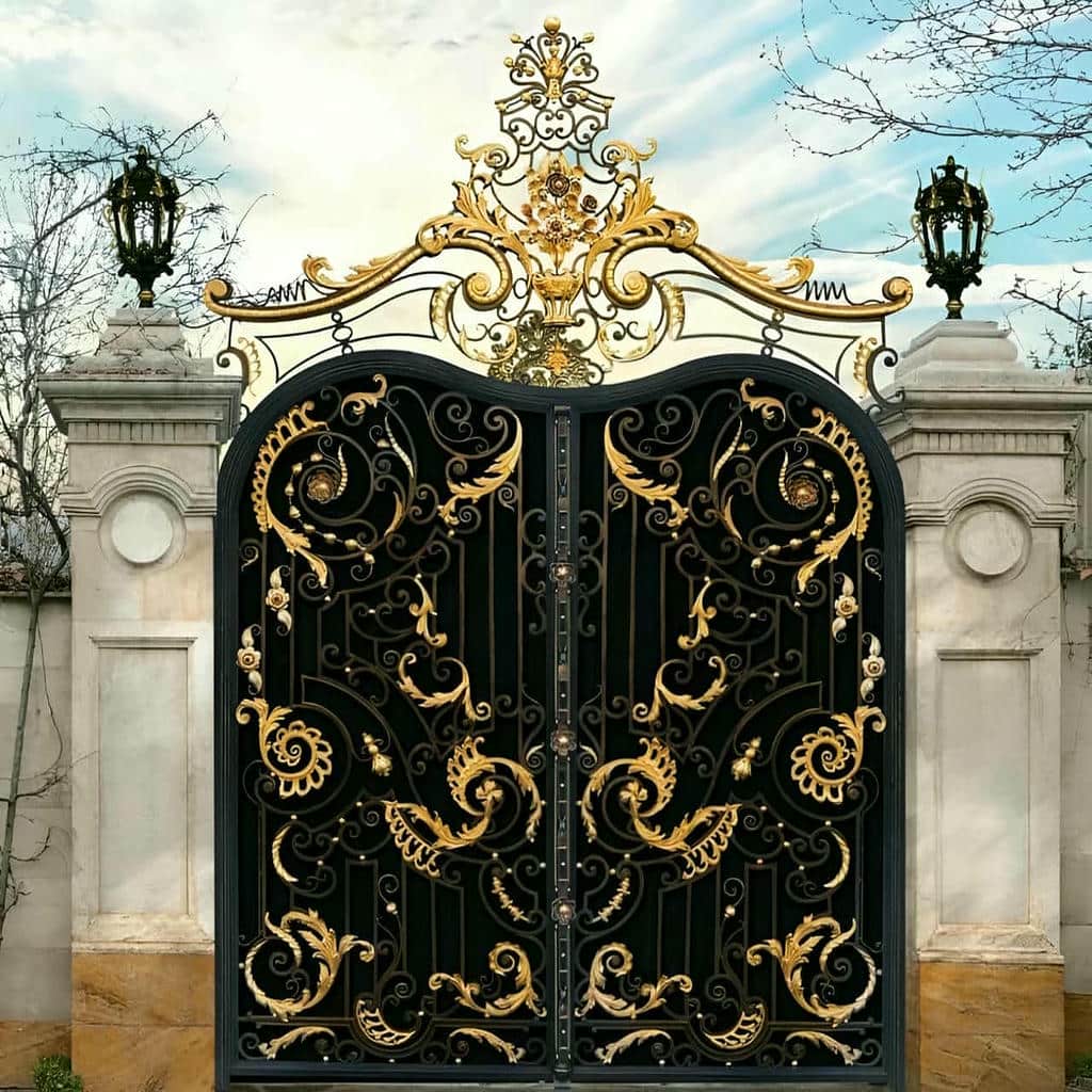 قیمت درب پارکینگ حیاط ساده در فردیس کرج