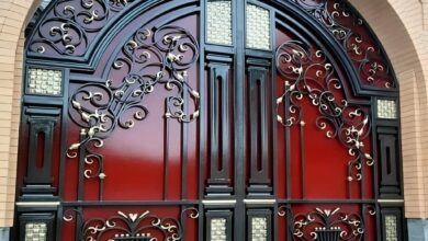 درب پارکینگ حیاط در اصفهان