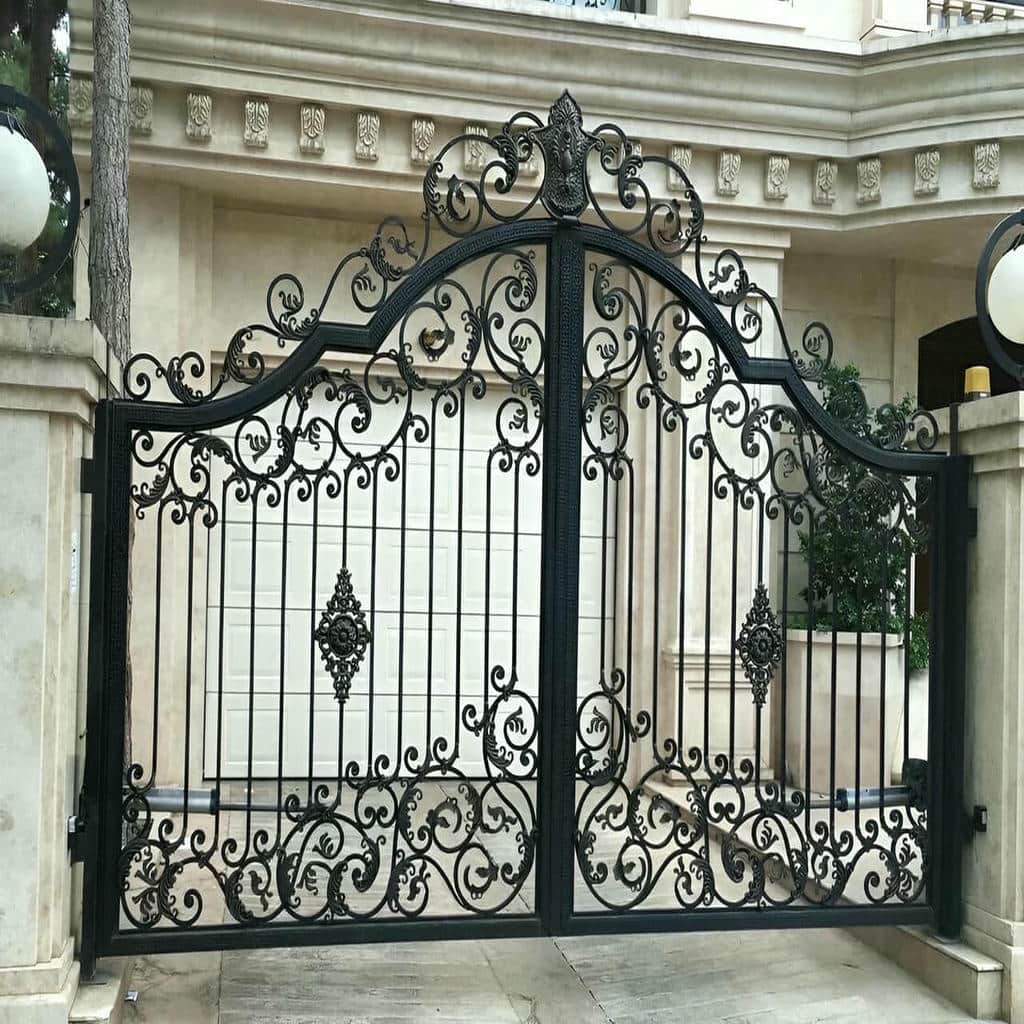 قیمت درب پارکینگ حیاط فرفورژه در آبسرد