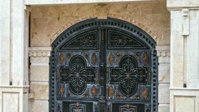 درب پارکینگ حیاط در استان خوزستان