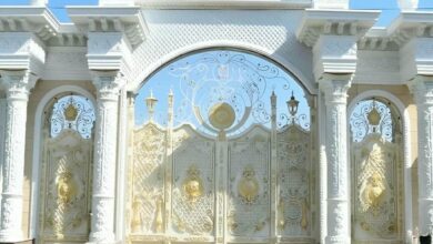 درب پارکینگ حیاط در ساری