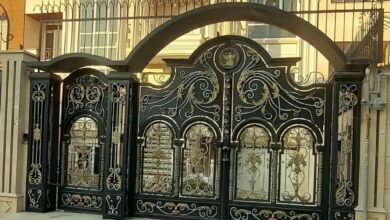 درب پارکینگ حیاط در بابل